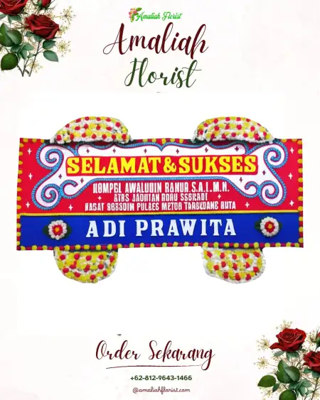 Papan Bunga Ucapan Selamat Air Hitam