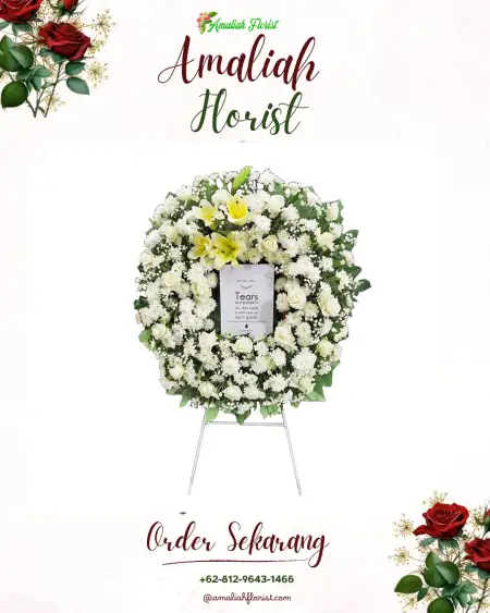 Krans Bunga Duka Air Hitam